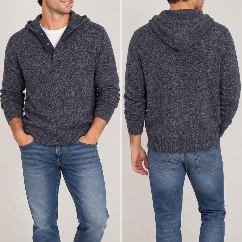 Michael Kors hooded knit sweater